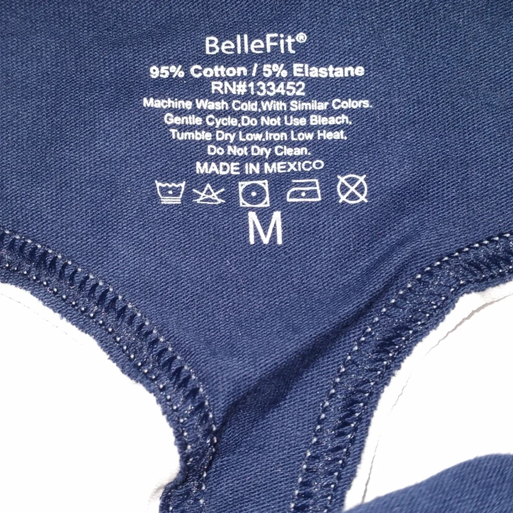 NWT BelleFit blue thong - Picture 3 of 4